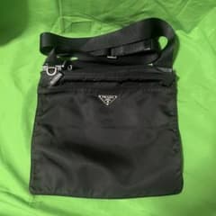 定番】PRADA プラダ ショルダー バッグ サコッシュ ナイロン 黒のサムネイル