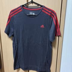 adidas Tシャツ 160 グレー レッドのサムネイル
