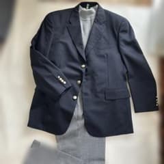 NEWYORKER ブレザー 紺ブレ &ブルックスブラザーズ千鳥格子スラックスのサムネイル