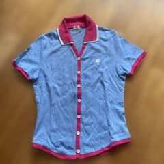 Courreges ポロシャツ 半袖 ライトブルーのサムネイル