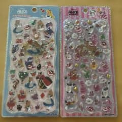 正規品　プチドロップステッカー　アリス　チシャ猫　ディズニーのサムネイル