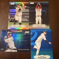 Topps Stadium Club プロ野球カード 4枚セット 値下げ交渉⭕️のサムネイル