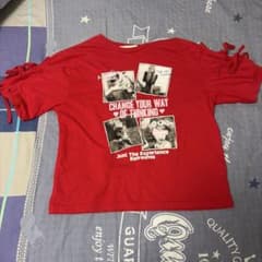 フォトプリント Tシャツ レッドのサムネイル