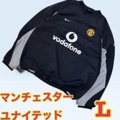 マンチェスターユナイテッド ピステ Vodafone 00s ナイロンジャケット vodafone マンチェスター ユナイテッド ピステ - メルカリ