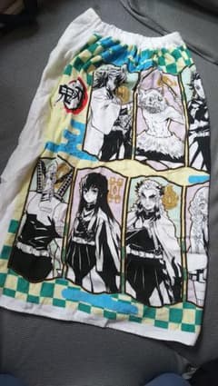 귀멸의 칼날 신품 미사용 랩 타올 치몬 탄지로시 투무이치로 토미오카 요시바타 아내 선일연옥 안주로 기둥