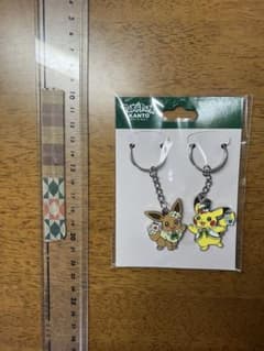 ポケパークカントー 限定 ピカチュウ イーブイ キーホルダーセットのサムネイル