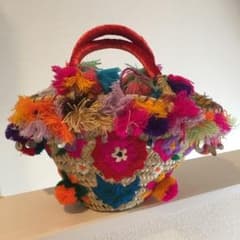 ケイタマルヤマ ☆かご　バッグ☆新品のサムネイル