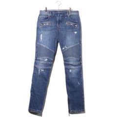 定価18万【新品】 24SS BALMAIN ジーンズ デニム バイカーパンツ 