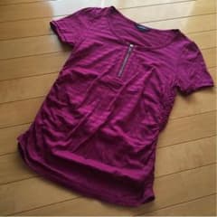 美品！バーバリー ロンドン♡美ライン ギャザー入りボーダーカットソー♡のサムネイル