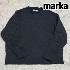 マーカ BIG CREW-NECK angola sheep pile ニット マーカ ニット BIG CREW-NECK angola sheep pile - メルカリ