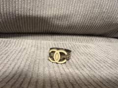 【※専用】CHANEL トリプルココマーク　ロゴ メタルリング　13号 CHANEL トリプルココマーク ロゴ メタルリング 13号 - メルカリ