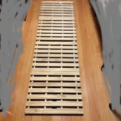 すのこベッド　シングル　木製　折りたたみのサムネイル