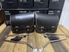 トライアンフ 純正サイドバック 左右2個セットサポートステイ付き 
