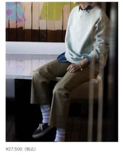 別注】FilMelange SWEAT クルーネックプルオーバー グリーン 5 - メルカリ