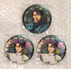進撃の巨人 リヴァイ プリンスホテル 缶バッジ 3点 - メルカリ