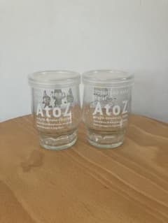AtoZ イラスト付きガラスコップ 2個セットのサムネイル