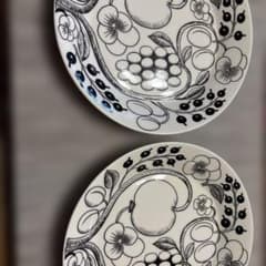 アラビア パラティッシブラック 旧ロゴ フィンランド製 プレート26cm 2枚 アラビア パラティッシブラック 旧ロゴ フィンランド製 プレート