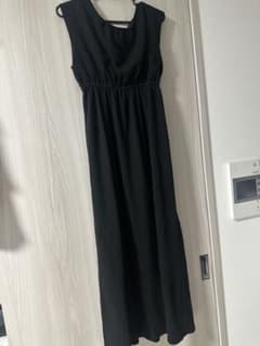 REDYAZEL 黒 ノースリーブ ロングワンピースのサムネイル