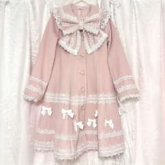 Chalmiere メニー リボン コート レース フリル シャルミエール - メルカリ
