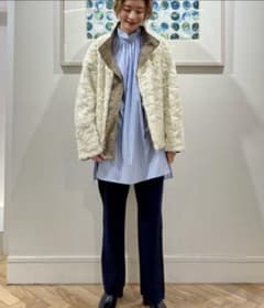 トゥモローランド ポリエステルツイルリバーシブルショートモッズ