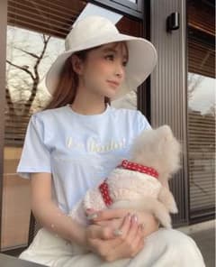 eimy istoire コンパクト ロゴ Tシャツ ブルーのサムネイル