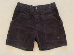 オーシャンパシフィックコーデュロイショートパンツ(ブラック)のサムネイル