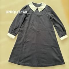 UNIQLOネイビーワンピース 140のサムネイル