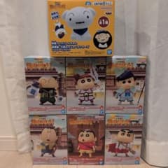 映画 クレヨンしんちゃん　カスカベ防衛隊　フィギュア　シロルームライト　セット