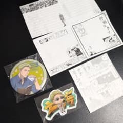 呪術廻戦　七海建人　缶バッジ＆ステッカー＆おすそ分けメモ帳