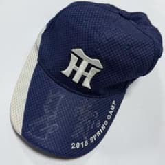 阪神2015年春季キャンプ ネイビーキャップ サイン入り 阪神2015年春季キャンプ ネイビーキャップ サイン入り - メルカリ