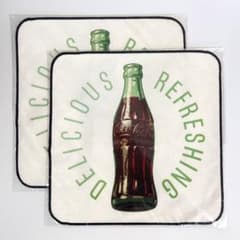 コカコーラ　ジョージア　ハンドタオルサイズ２枚セット　非売品 コカ・コーラ Coca-Cola オリジナルハンドタオル 2枚セット 非売品