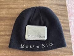 Matin Kim ニット帽 ブラック&カードケース