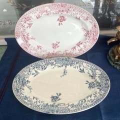 フランスアンティーク プレート ツバメ 皿 CERESフランス リュネヴィル