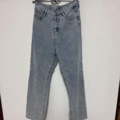 FASHION JEANS レースアップ デニムパンツのサムネイル