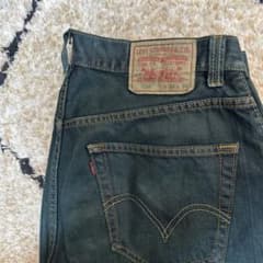 【90s】リーバイス559 W34 L30 後染め　ダメージ有ワイドパンツのサムネイル