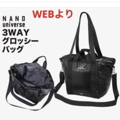 阪神タイガース ナノユニバース3way グロッシーバッグ1ケ （新品