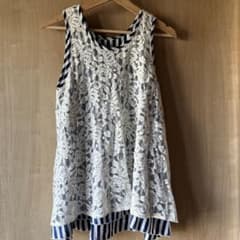 レース ノースリーブ チュニックのサムネイル