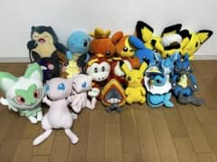 【 値下げ ¥7,000】ポケモン ぬいぐるみ まとめ売り 21点セットのサムネイル