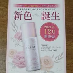 ヘアボーテエクラボタニカルエアカラーフォームライトブラウンのサムネイル