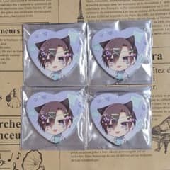 スタンドマイヒーローズ スタマイ 早乙女郁人 ハート缶バッジ