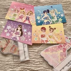 아이카츠 상품 극장판 아이카츠! 이치 반 쿠지 푸치 인덱스 사쉐 당시 물건