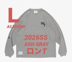 WTAPS ACADEMY LS COTTON Lサイズ アッシュグレー新品 - メルカリ