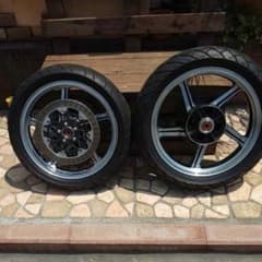 ホイール タイヤセット、ゼファー400前後のサムネイル