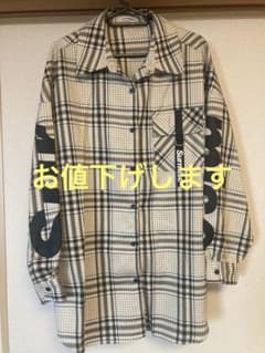チェック柄 長袖アウター　オーバーサイズのサムネイル