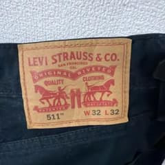 以*。様 Levi's 511 Slim Fit Pants Black W32のサムネイル