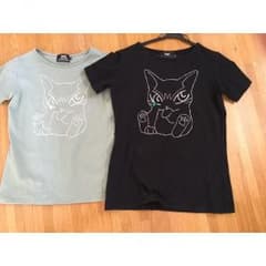 わちふぃーるど 猫のダヤンTシャツ2枚のサムネイル