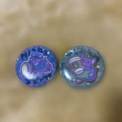 チラズアート 缶バッジ 2種セットのサムネイル
