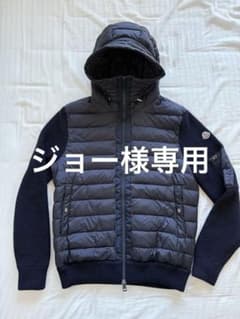 モンクレール フーデッドハイブリッドダウン ネイビー サイズXL 正規品 