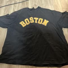 BOSTON ロゴプリント Tシャツ ブラック Lサイズのサムネイル