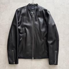 BEAMS HEART レザージャケット XL シングル 黒 シープスキン - メルカリ